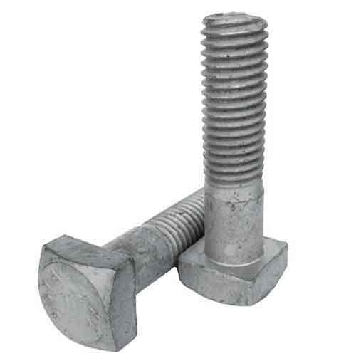 SQMB583G 5/8"-11 X 3" Square Head Machine Bolt, A307, Coarse, HDG